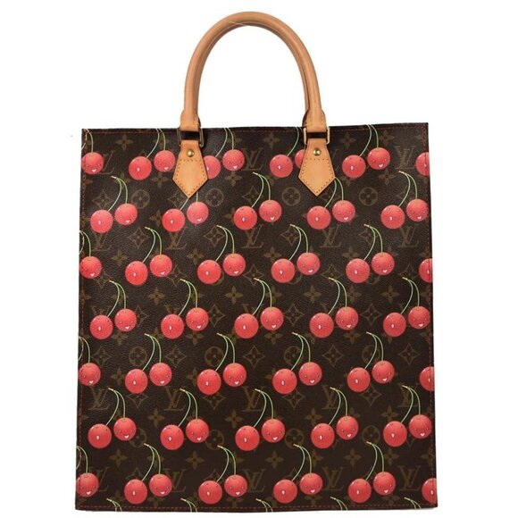 Louis Vuitton Monogram Cherry Sac Plat Tote Handbag - Picture 1 of 10